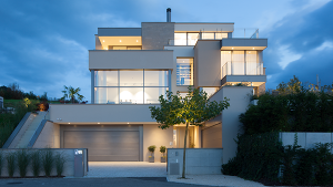 Luxus Villa Hausautomation Licht Gartenbeleuchtung Schweiz